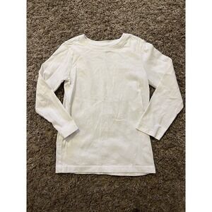 Kids Primary Brand Long Sleeve White Shirt Size 4-5
